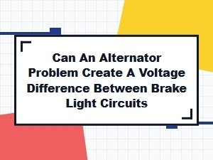 Alternator Issues and Brake Light Voltage Differences