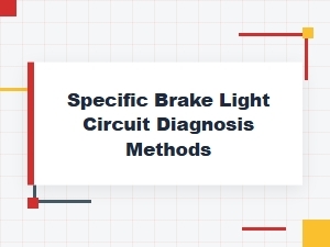Diagnosing a Faulty Brake Light Switch Circuit